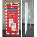 L-Style Banner Stand with 24" x 79" Banner